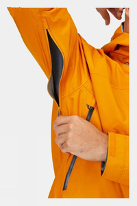 <b>Men's</b> Winter <b>Lightweight</b> Waterproof Breathable Windproof Hooded <b>Rain</b> <b>Jacket</b> with Stand Collar Quick Dry Polyester/Nylon XL Size - Product Image 5