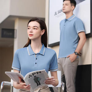 เสื้อยืดโปโลสำหรับผู้ชายโลโก้ที่กำหนดเองแบบพรีเมียมเสื้อโปโลสีพื้นสำหรับเสื้อโปโลผ้าแคนวาสพิมพ์ลาย - Product Image 3