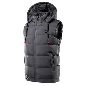 Gilet chauffant avec capuche (Rts) Blouson aviateur haut de gamme 65 degrés générer de la chaleur avec des vêtements thermoconducteurs en tissu polyester - Product Image 2