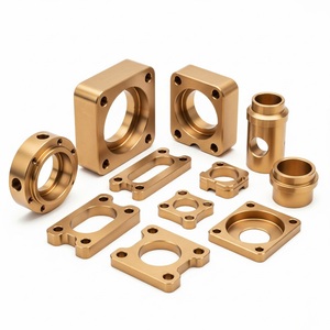 Piezas de fresado de mecanizado de precisión CNC de 5 ejes OEM, piezas de electroerosión por hilo y perforación Horizontal Vertical y Metal de cobre - Product Image 2