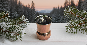 Gobelet en cuivre en acier de style Napa 12oz Bottega tasses premium pilées à la main avec design classique - Product Image 4