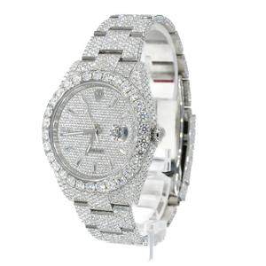 Reloj Mecánico de Lujo con Moissanita VVS Dorada, Resistente al Agua, para Hombre, con Diamantes Incrustados - Product Image 2
