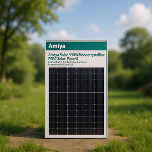Panel Solar Monocristalino PERC Ameya de 390W, Celda de 210mm, Certificado TUV, Cubierta Frontal de Vidrio, para Uso Doméstico e Industrial - Product Image 3