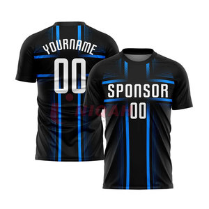 ชุดเสื้อฟุตบอลโพลีเอสเตอร์สำหรับผู้ชายชุดเครื่องแบบเสื้อฟุตบอลผ้าโพลีเอสเตอร์100% - Product Image 4