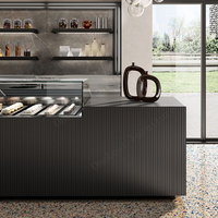 Boulangerie personnalisée petit présentoir en verre température ambiante gâteau armoire café Dessert présentoir comptoirs de bar