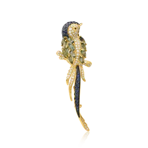 Élégante Broche en Moissanite en Argent Sterling 925 Or Blanc Jaune Rose Couleur EF Taille Personnalisée Bijoux Femme Cadeau Mariage Fête - Product Image 4