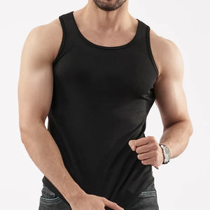 Camisetas de Gimnasio OEM para Hombre, de Secado Rápido, Transpirables, Tejidas, Deportivas, Ajustadas, con Diseño de Corte Stringer - Product Image 4