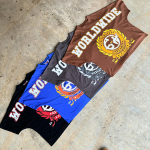 Camisetas Holgadas de Alta Calidad con Logotipo Personalizado, Estilo Urbano, 240g, Algodón Grueso, Serigrafía con Pedrería, Transpirables, para Hombre, Talla Grande - Product Image 6