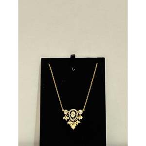 Collier en moissanite avec pendentif en forme de perle - Product Image 1