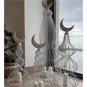 Accessoires de qualité de luxe pour le Ramadan Parure de minaret Décorations sur le thème du Ramadan Embellissement de minaret en or - Product Image 4