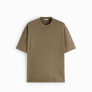 Camisetas Personalizadas 100% de algodón para hombre, camisa de gran tamaño con estampado de manga corta y cuello redondo, de alta calidad - Product Image 2