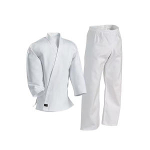 Combinaisons de karaté en coton unisexe de bonne qualité, logo personnalisé, vente en gros, vêtements d'arts martiaux, uniforme de taekwondo pour hommes et femmes, uniforme de combat - Product Image 6