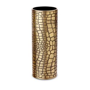 Vase à fleurs en métal de style moderne fait à la main pour la décoration intérieure et les arrangements de pièces maîtresses florales de mariage en aluminium et laiton - Product Image 5