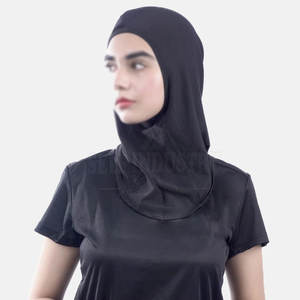 Bufanda deportiva de la mejor calidad hecha a medida, hiyab diario hecho en Pakistán de poliéster de color sólido para mujer - Product Image 2