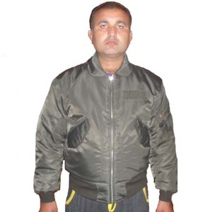 Vestes de bombardier en nylon MA1 Vestes de vol pour pilotes de style formel Tissu en toile respirant - Product Image 4