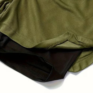 Pantalones Cortos Deportivos Casuales para Hombre, Cintura Media, Sólidos, Ligeros, Transpirables, de Secado Rápido, para Entrenamiento, Cómodos, Duraderos y Flexibles - Product Image 5