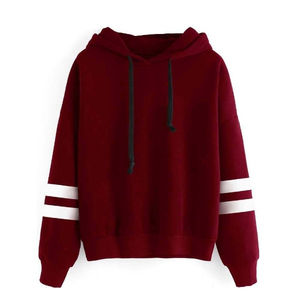 Sweat à capuche 100% coton de luxe pour femmes Pull surdimensionné de style coréen avec logo avant de luxe lourd Vêtements de rue d'hiver - Product Image 2