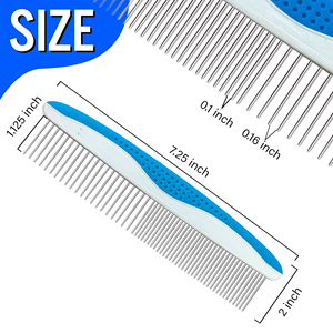 หวีสัตว์เลี้ยงแบบพรีเมี่ยมสำหรับสุนัขพันธุ์เล็กด้ามจับสบายมือด้ามจับตามหลักสรีรศาสตร์กันลื่นวัสดุ ABS สไตล์เรียบง่ายบรรจุภัณฑ์กล่องปลอดภัย - Product Image 2