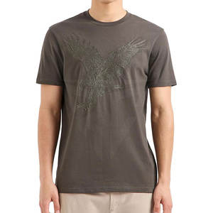 Camiseta de Manga Corta para Hombre, 100% Algodón, Bordada, de Alta Calidad, Transpirable, Personalizable, Estilo Urbano - Product Image 2