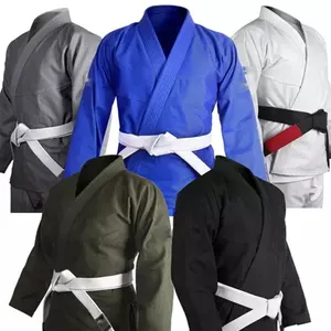 Bon marché uni 100% coton professionnel Bjj Gi formation Judo karaté Kimono | Pakistan Jiu Jitsu Gi uniforme