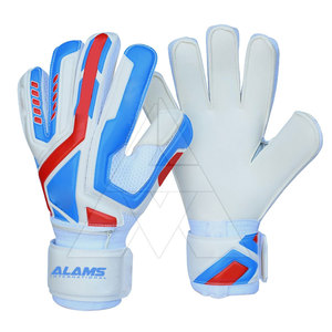 Guantes de portero con logotipo personalizado de etiqueta privada Guantes de portero hechos de cuero genuino más vendidos - Product Image 1