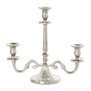 Longue taille carré métal aluminium bougeoir brillant argent fini décor à la maison ou Table de mariage décorer dernière conception - Product Image 1