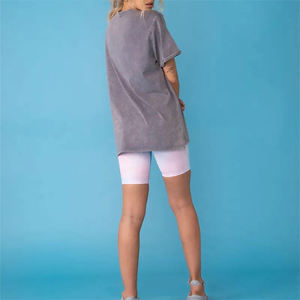 Camiseta Holgada Informal de Verano para Mujer, 100% Algodón de Alta Calidad con Logotipo Bordado, Secado Rápido, Antiarrugas, Talla Grande - Product Image 6