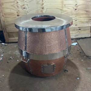 Charbon de bois martelé en cuivre de qualité commerciale Tandoor équipement de cuisine de qualité d'exportation pour les stations de restaurants prix de gros - Product Image 1