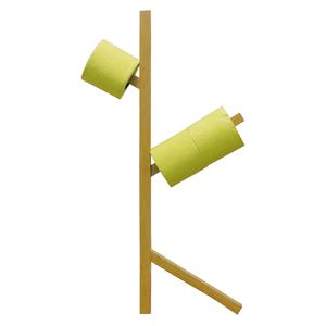 Porte-rouleau de papier toilette en bambou en forme de Y MSV 25 x 8,7 x 70 cm - Product Image 1