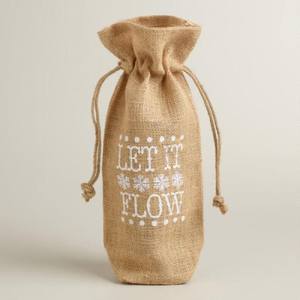 High Quality Single Bottle Wine Tote Bag Eco-Friendly Jute <b>Water</b> Bottle <b>Carry</b> Bag with Gift Cover Best Price Sale - Product Image 6