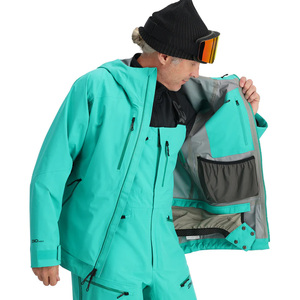 2025 Men's Trending Custom XL Size Waterproof Ski Jacket with Windproof Hood Heated <b>Mountain</b> Jacket Winter Coat Zipper Closure - Product Image 3