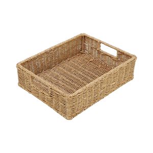 Venta caliente cesta de ratán cesta de flores en forma de cuenco tradicional cesta de ratán multiusos decorativa para almacenamiento y regalo - Product Image 3