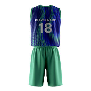 ชุดยูนิฟอร์มวอลเลย์บอลชาย โพลีเอสเตอร์ 100% แบบเรียบ  รับผลิตตามสั่ง คุณภาพสูง บริการ OEM ดีไซน์ล่าสุด ราคาถูก รับสกรีนโลโก้แบบดิจิทัล - Product Image 2