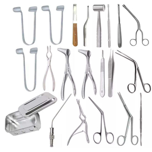 QNQ alta calidad 21 piezas conjunto de instrumentos manuales ENT SMR cirugía de resección submucosa septoplastia Acero inoxidable plástico CE - Product Image 2