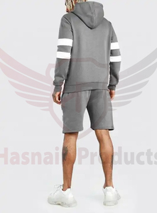 Vente en gros de chemises décontractées en coton avec shorts assortis pour hommes Ensembles pour hommes grande taille High Street du Pakistan - Product Image 6