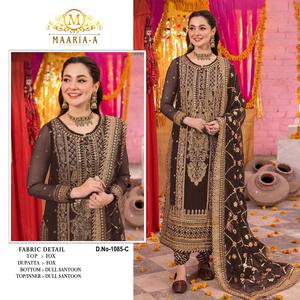 Attctaive Design Georgette avec broderie Séquence Pakistan Robe Salwar Costume pour l'exportation de l'Inde - Product Image 4