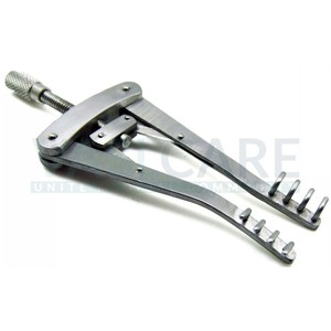 Retractor de Espejo Oftalmológico Alm Autoestático de 3 Dientes, Instrumentos Quirúrgicos Manuales de Acero Inoxidable Alemán, CE - Product Image 3