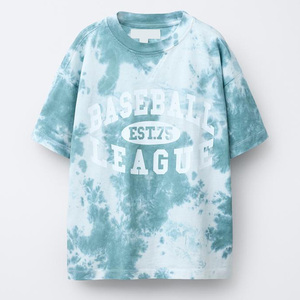 Streetgrace custom tie dye <b>tshirts</b> for men breathable cotton summer wear oem service with logo printing and label options - Product Image 1