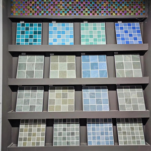 Vente en gros OEM Carreau mosaïque émaillée porcelaine aspect marbre Carreau de sol en bois Carreaux pour piscine extérieure - Product Image 1