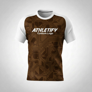 Camiseta de Fútbol Personalizable para Hombre con Logotipo del Equipo y Números, Ajuste Cómodo para Partidos de Fútbol, Práctica y Entrenamiento Físico. - Product Image 1