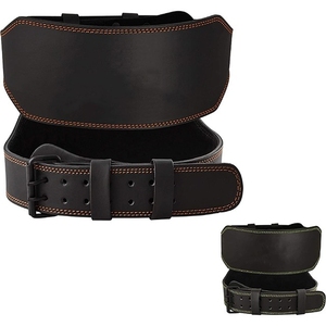 Cinturón de Levantamiento de Pesas Premium, Duradero y Ecológico para Hombres y Mujeres - Cinturón de Gimnasio de Cuero para Levantamiento de Potencia, Sentadillas, Soporte Lumbar, Talla Grande - Product Image 1