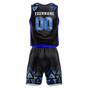 Maillot de basket-ball personnalisé de haute qualité pour adultes, respirant, séchage rapide, en sergé 100 % polyester, sans manches, uniforme d'équipe personnalisé pour l'été - Product Image 4