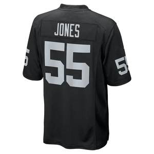 Anti UV Unisex de alta calidad transpirable de secado rápido nombre personalizado sublimado camisetas de fútbol americano al por mayor, ropa deportiva personalizada - Product Image 3