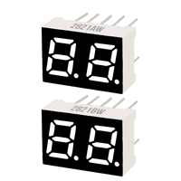 Display LED a Sette Segmenti a Due Cifre VAOHM 2821AW 2281AW 2821BW 2281BW Bianco 0,28 Pollici Catodo/Anodo Comune