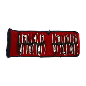 Kit de Fórceps de Extracción Quirúrgica, Juego Completo de Acero Inoxidable con Elevadores y Luxadores, Instrumentos de Cirugía Oral - Product Image 6