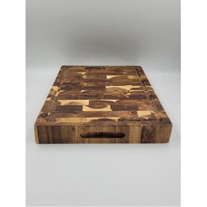 Huhipro Top nouvelle planche à découper Rectangle naturel en acacia 30x20x2.5 Cm 35x25x2.5 Cm paquet combiné blocs à découper vietnamiens - Product Image 3