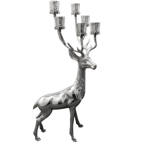 Handmade Customized Metal Silver Finished Candle Holder for Home Wedding Decoration Wholesale Price QUALITY COLLECTION Model - Product Image 4
