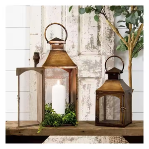Suitable Lanterns Wedding Candle Metal Holder Vintage Moroccan Design Party Decor Handmade Lantern with Candle for <b>Home</b> <b>Garden</b> - Product Image 2