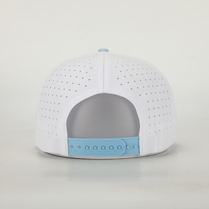 หมวกเบสบอลแบบสปอร์ต5แผงของผู้ชายหมวกเบสบอลกันน้ำ Gorras แห้งเร็วตัดด้วยเลเซอร์รูเจาะรูโลโก้ยาง - Product Image 5