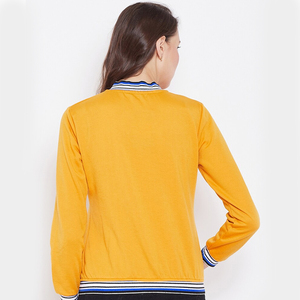 Chaqueta de bombardero estampada de alta calidad, chaqueta de Bombardero a prueba de viento de satén para mujer - Product Image 5